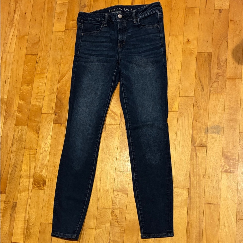 American Eagle Outfitters Women's Deep Indigo Jeggings
